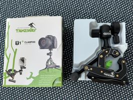 Takeway T1 Clampod - Stativ für überall - Kamera - Klemme
